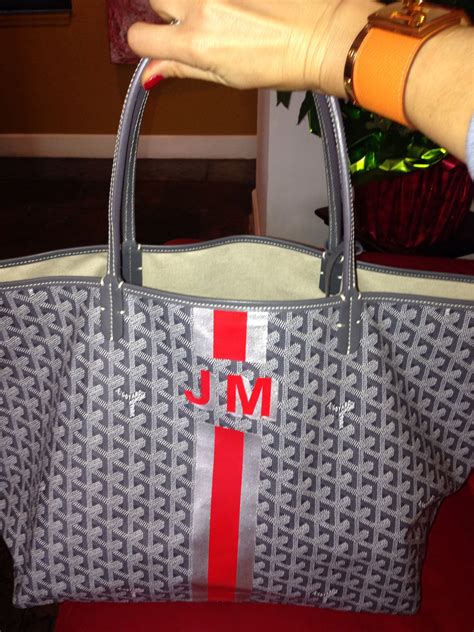 diy goyard monogram|personalized Goyard bag.